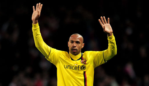 Emotionaler Höhepunkt des Abends: Thierry Henry kehrte an seine alte Wirkungsstätte zurück. Die Arsenal-Fans feierten seine Einwechslung mit Standing-Ovations