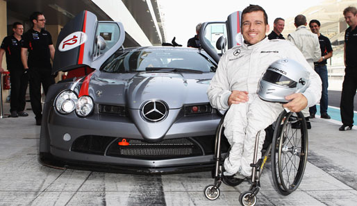 Rollstuhl-Rennfahrer Kurt Fearnley ist bekannt als der "Marathon Man of wheelchair sports"
