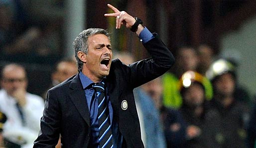 Nach dem 1:1 war es Inter-Coach Jose Mourinho klar: Da geht noch was
