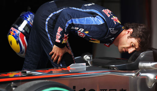 Genau wie Teamkollege Mark Webber (Platz zwei) spioniert er den McLaren-Schnorchel aus