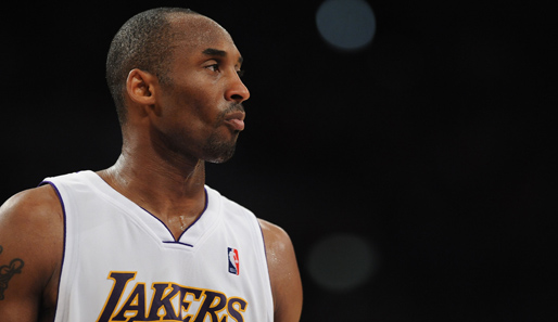 Knapp davor: Kobe Bryant von den Los Angeles Lakers. Durchschnittlich 27 Punkte kann er auf seinem Konto verbuchen