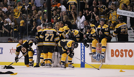 Die Boston Bruins sind fassungslos nach dem Aus in den NHL-Playoffs. Sie führten in der Serie gegen Philadephia schon 3-0 nach Spielen und in Game 7 mit 3:0 nach Toren
