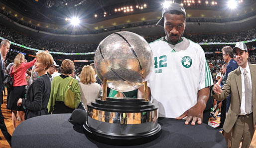 Kein Grund, gleich böse zu gucken: Tony Allen gewann mit den Boston Celtics das Eastern-Conferece-Finale der NBA gegen die Orlando Magic