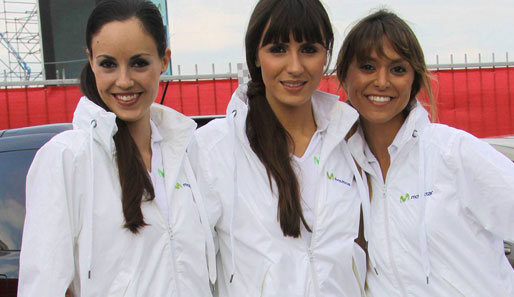 Die Gridgirls des Spanien-GP auf dem Circuit de Catalunya in Barcelona