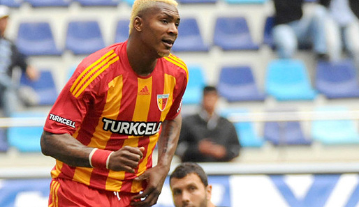 Ariza Makukula von Kayserispor ist mit 21 Treffern Torschützenkönig der Saison 09/10
