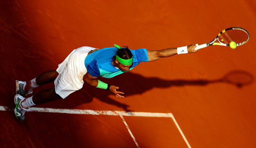 TAG 11: Einen Tag vor seinem 24. Geburtstag hat sich Rafael Nadal mit dem Einzug ins Halbfinale selbst beschenkt...