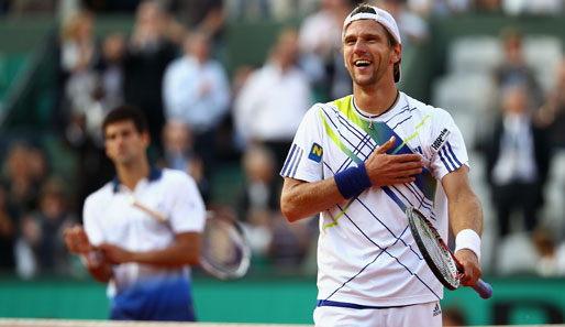 Jürgen Melzer hatte gegen Novak Djokovic das Herz am rechten Fleck und siegte nach 4:15 Stunden mit 3:6, 2:6, 6:2, 7:6 (7:3), 6:4