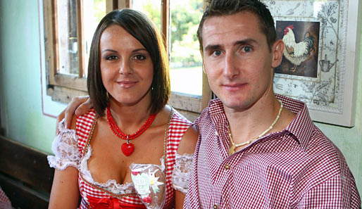 Miroslav Klose hat mit seiner Frau Sylwia zwei Kinder
