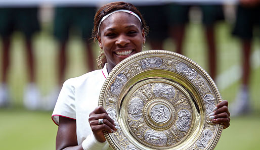 Wimbledon, Tag zwölf: Serena Williams strahlte nach ihrem Sieg wie ein Honigkuchenpferd