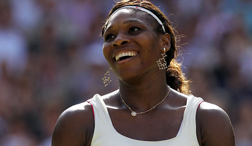 Serena Williams strahlte nach dem Sieg über die Chinesin Na Li wie ein Honigkuchenpferd. Bei ihr gab es keine böse Überraschung wie bei ihrer Schwester