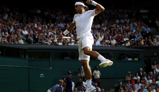 Wimbledon, Tag 9: Jump, jump! Rafael Nadal war gegen Robin Söderling gewohnt emotional