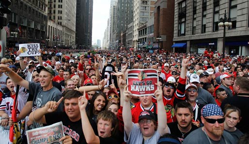 Mehr als zwei Millionen Menschen feierten Donnerstag den Stanley-Cup-Sieg ihres Teams