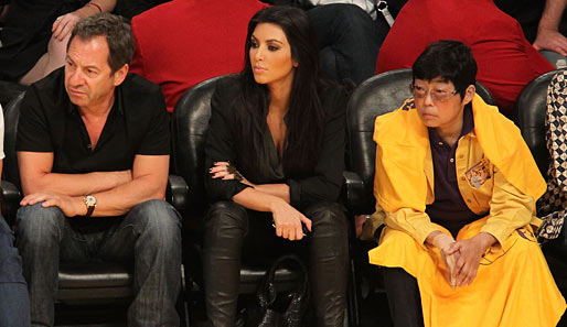 Finals, Spiel 2: Kim Kardashian verfolgte das zweite Spiel der Lakers gegen die Celtics ebenso gespannt wie...