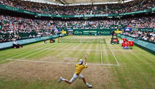 Unüberwindbar: Bei den Gerry Weber Open in Halle dominierte Lleyton Hewitt Gegner Roger Federer. Der Schweizer unterlag mit 6:3, 6:7 (4:7), 4:6