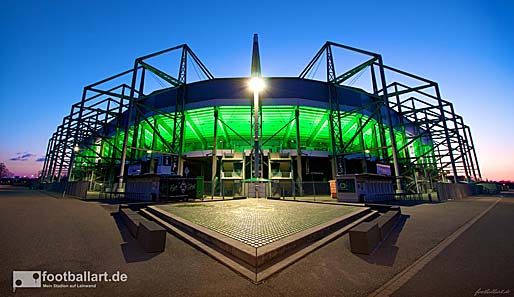 Das Stadion im Borussia-Park von Borussia Mönchengladbach