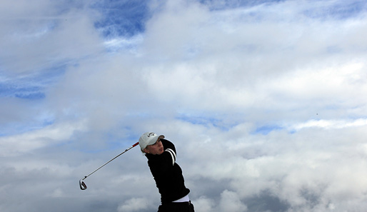 Morgan Pressel zeigt beim Vorlauf zu den Ricoh Women's British Open schonmal was es heißt, himmlisches Golf zu spielen