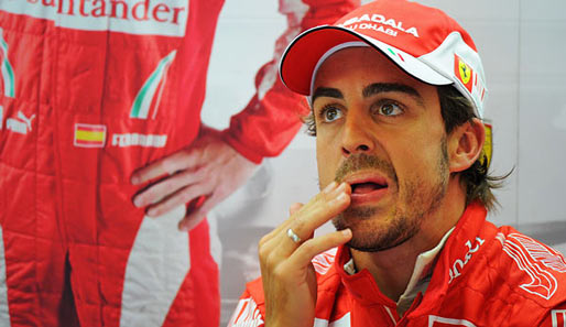 Ein ganz langes Gesicht machte auch Fernando Alonso. Als Pole-Favorit ins Qualifying gegangen, blieb am Ende nur Rang zehn