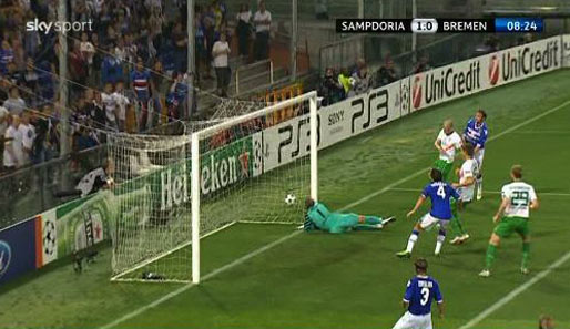 1:0 für Sampdoria!