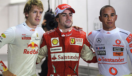 Sebastian Vettel musste sich nach dem Qualifying mit Rang zwei begnügen. Die Pole-Position ging an Fernando Alonso