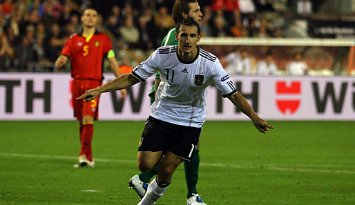 Die Erlösung brachte Miroslav Klose, der in der 51. Minute mit seinem 53. Länderspieltor den Siegtreffer erzielte