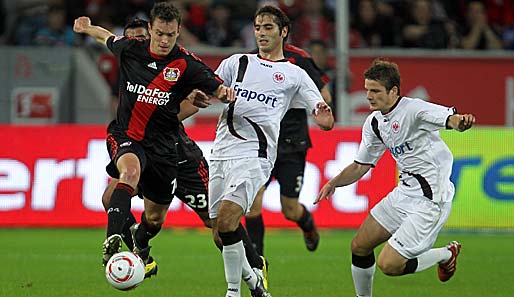 Bayer Leverkusen - Eintracht Frankfurt 2:1: Hart umkämpfte Partie in der BayArena. Frankfurt machte Bayer jede Menge Äger