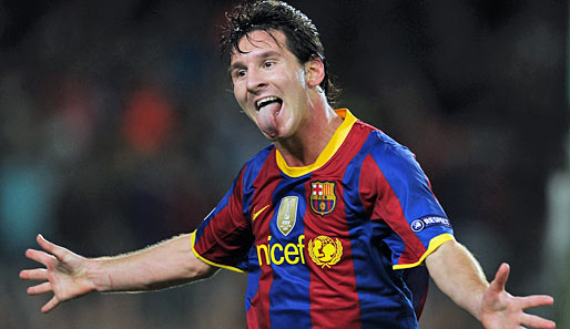 Barcelona - Panathinaikos 5:1: Lionel Messi hatte gegen Panathinaikos viel Freude. Barcas argentinischer Superstar traf gleich doppelt