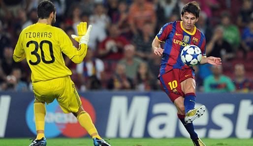 Lionel Messi brachte Barcelona nach einem frühen Rückstand zurück auf die Siegerstraße