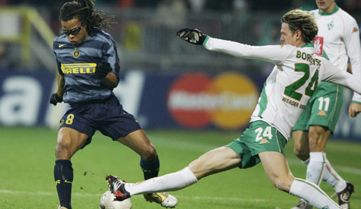 Nach einem halben Jahr Barcelona zog es Davids für die Saison 2004/2005 zu Inter. Auch hier wurde der Terrier nicht glücklich, kam auf 14 Einsätze