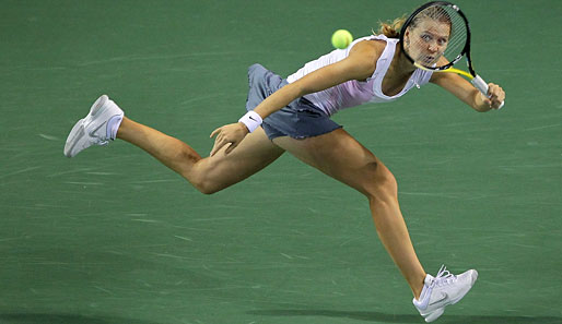 Voller Körpereinsatz: Die Tschechin Lucie Safarova beim WTA-Tunier der Toray Pan Pacific Open in Japan