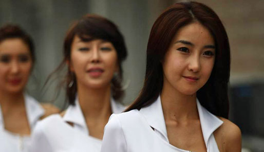 Südkorea-GP: Asiatische Schönheiten en masse