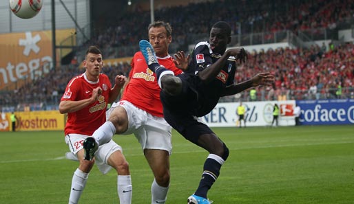 Zwischenzeitlich hatte Demba Ba für die TSG aus Hoffenheim den 1:1-Ausgleich besorgt