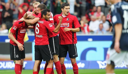 SC Freiburg - 1. FC Köln 3:2: Bereits nach vier Minuten eröffnete Jan Rosenthal im badenova-Stadion das Tor-Festival. Binnen sieben Minuten erzielte er zwei Treffer