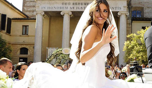 Die Hochzeit der beiden in Italien war ein gesellschaftliches Großereignis