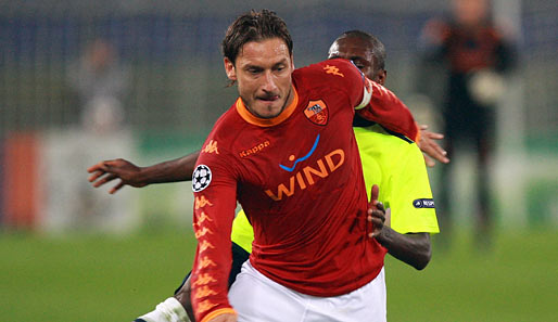 AS Rom - FC Basel 1:3: Kein guter Abend für Francesco Totti und seine Roma