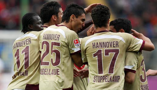 Auch Hannover 96 gehört zu den Gewinnern der Plus/Minus-Bilanz. Vier Punkte mehr hat der Klub in dieser Saison gesammelt. Momentan steht 96 auf Rang sieben