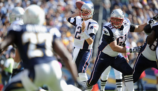 San Diego Chargers - New England Patriots 20:23: So souverän, wie Tom Brady hier aussieht, waren die Patriots insgesamt nicht. Trotzdem: Sieg ist Sieg