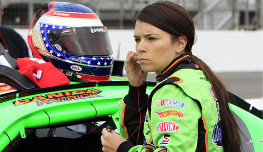 Ton-Check eins, zwei, eins, zwei: Danica Partick bereitet sich für das 5-hour-Energy-Rennen in der NASCAR-Serie in Madison vor