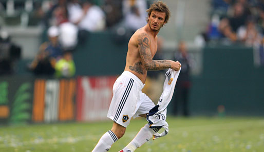 Was macht eigentlich David Beckham? Im Spiel der Los Angeles Galaxy gelang ihm das Ausgleichstor gegen den FC Dallas. Endstand 2:1 für Galaxy