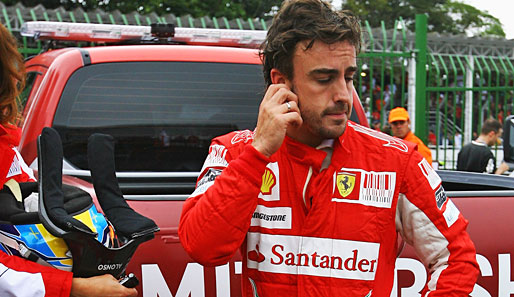 Fernando Alonso gelang das nicht. Der WM-Spitzenreiter stellte seinen Ferrari nur auf den fünften Startplatz