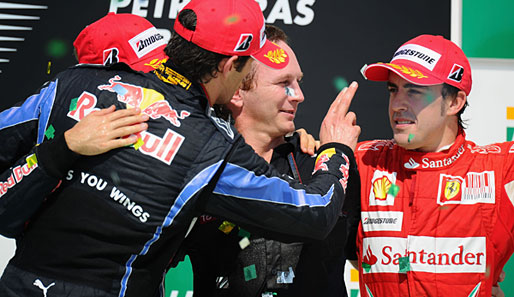 Am Ende hatte Sebastian Vettel die Nase vorne und krönte sich zum jüngsten Weltmeister aller Zeiten. Mark Webber und Fernando Alonso schauten in die Röhre