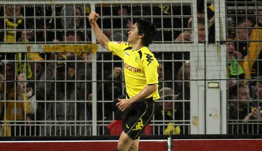 Kleiner Mann ganz groß: Shinji Kagawa war wieder einmal einer der besten Dortmunder auf dem Platz.