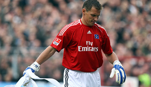 Frank Rost, 37 Jahre, kam 2006 zum HSV. Bilanz: 415 Bundesliga-Spiele insgesamt, davon 138 für Hamburg