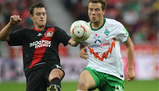Hanno Balitsch (l.), 29, seit 2010 bei Bayer 04 Leverkusen