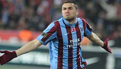 Rang 2: Burak Yilmaz von Trabzonspor war mit 19 Toren maßgeblich am Erfolg des Klubs beteiligt