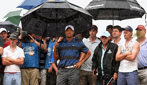 Gute Laune, stahlender Sonnenschein und ungebrochener Spielfluss - all das blieb Tiger Woods und den Fans an Tag 2 der Australian Masters offensichtlich verwehrt
