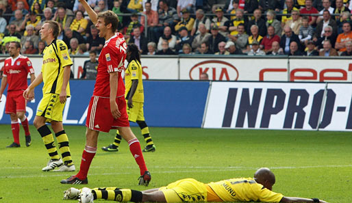 Und plötzlich ist Müller Stammspieler. Am 12. September 2009 erzielt er beim 5:1 in Dortmund seine ersten beiden Bundesliga-Tore