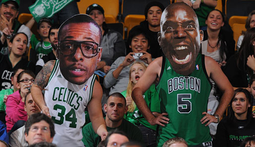 Bei diesen NBA-Fans dagegen kann man sich nicht mal ganz sicher sein, ob sie jetzt für oder gegen die Boston Celtics sind