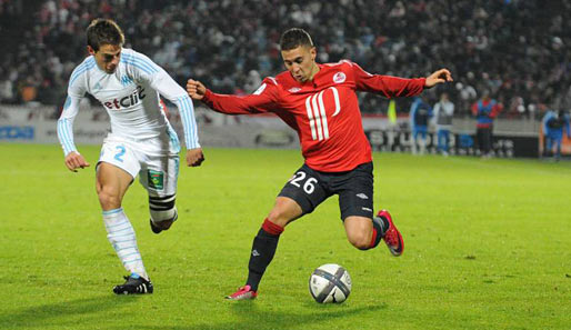 Lilles Eden Hazard (r.) ist wohl das größte Talent der Ligue 1. Der 19 Jahre alte Belgier ähnelt in seiner Spielweise Bayerns Franck Ribery