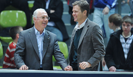 Hochkarätige Prominenz war ebenfalls zu Gast: Mercedes-Benz-Markenbotschafter Franz Beckenbauer und Schirmherr Oliver Bierhoff