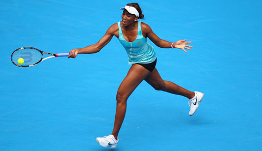 Kraftpaket Venus Williams startet bei den Australian Open in Melbourne. 2003 verlor sie das Finale in Melbourne gegen ihre Schwester Serena
